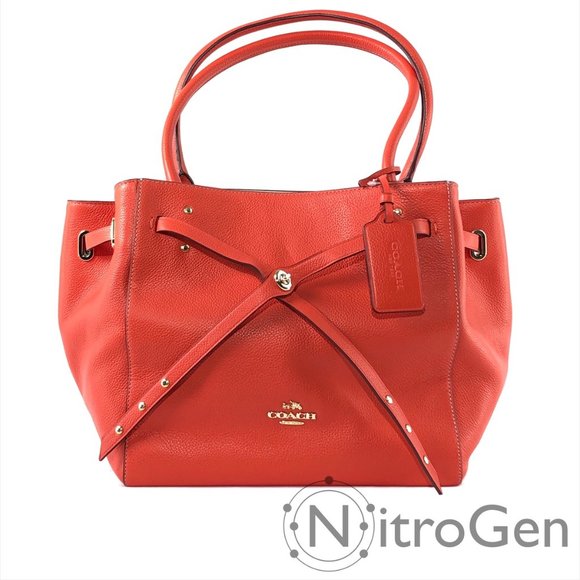 Coach Bags Coach Turnlock Tie Small Leather Shoulder Bag Nwt Poshmark